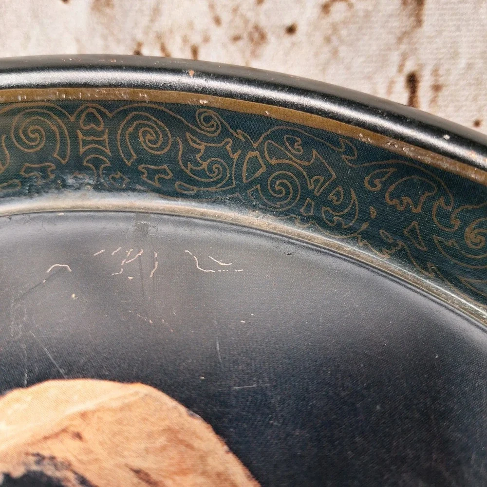 Vintage Coca-Cola 1914 Betty Girl Metal Serving Tray Oval 15 Inch Advertising‎